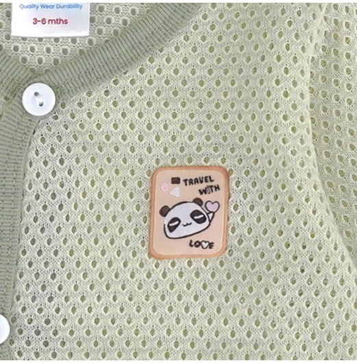 FIFFY TRAVEL WITH PANDA LONG SLEEVE VEST SUIT BAJU BAYI (4126004) FIFFY TRAVEL WITH PANDA LONG SLEEVE VEST SUIT BAJU BAYI (4126004)