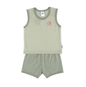 FIFFY TRAVEL WITH PANDA TANK TOP SUIT BAJU BAYI (4126005)