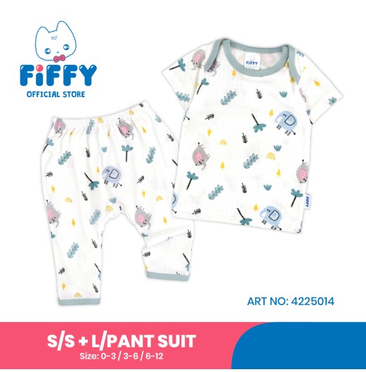 FIFFY FOREST SAFARI SHORT SLEEVE + LONG PANT SUIT BAJU BAYI (4225014)