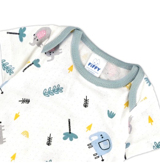 FIFFY FOREST SAFARI SHORT SLEEVE + LONG PANT SUIT BAJU BAYI (4225014)
