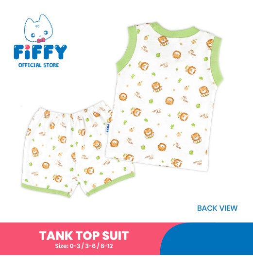 FIFFY LUCKY LION TANK TOP SUIT BAJU BAYI (4226001)