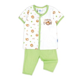 FIFFY LUCKY LION SHORT SLEEVE VEST + LONG PANT SUIT BAJU BAYI (4226002)