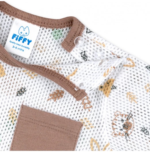 FIFFY FOREST FRIENDS BAJU BAYI T-SHIRT SUIT (4325007)