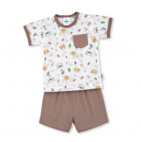 FIFFY FOREST FRIENDS BAJU BAYI T-SHIRT SUIT (4325007)