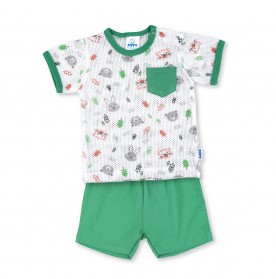 FIFFY FOREST FRIENDS BAJU BAYI T-SHIRT SUIT (4325007)