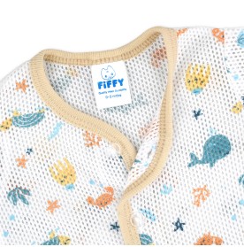 FIFFY UNDER THE SEA SHORT SLEEVE VEST + LONG PANT SUIT BAJU BAYI (4326001)