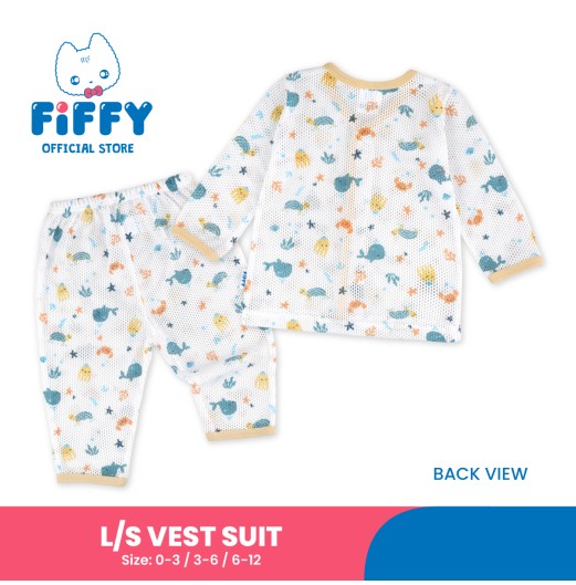 FIFFY UNDER THE SEA LONG SLEEVE VEST SUIT BAJU BAYI (4326002)
