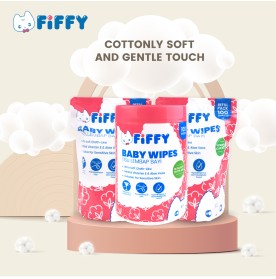 FIFFY ULTRA SOFT WIPES COMBO PACK (1 CAN+ 2 REFILL PACK) TISU BASAH (98-032)