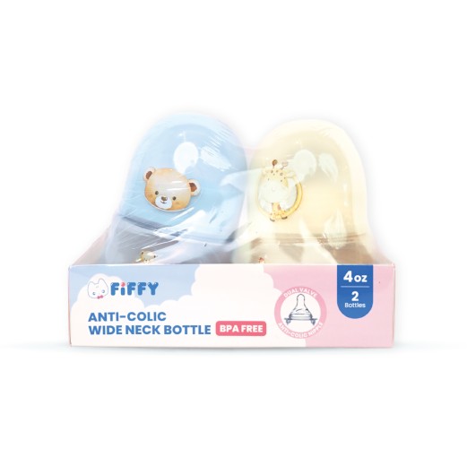 FIFFY PP WIDE NECK BOTTLE 125ML BOTOL SUSU BAYI (98-05-001) FIFFY PP WIDE NECK BOTTLE 125ML BOTOL SUSU BAYI (98-05-001)