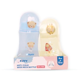 FIFFY PP WIDE NECK BOTTLE 250ML + 360ML BOTOL SUSU BAYI (98-05-002)