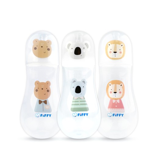 FIFFY BOTOL SUSU BAYI PP STANDARD STREAMILE BOTTLE 275ML X 3 (98-05-005)