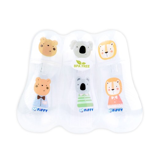 FIFFY BOTOL SUSU BAYI PP STANDARD STREAMILE BOTTLE 275ML X 3 (98-05-005)