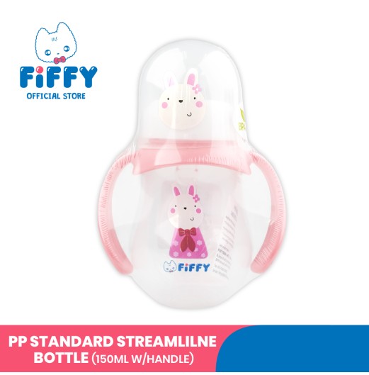 FIFFY PP STANDARD STREAMILE BOTTLE 150ML + HANDLE BOTOL SUSU BAYI (98-05-006)
