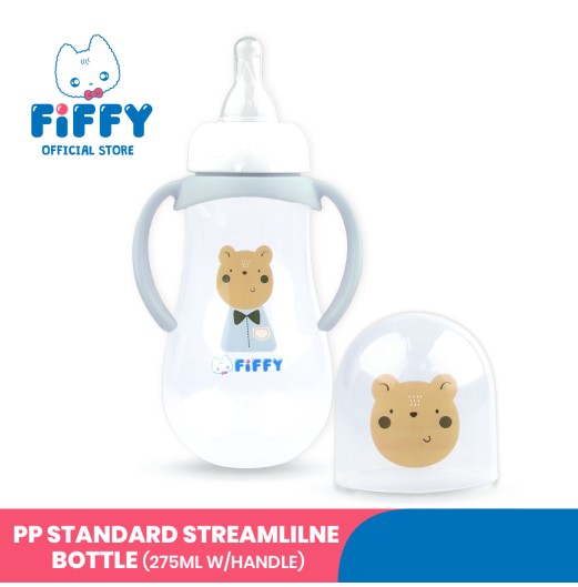 FIFFY PP STANDARD STREAMILE BOTTLE 275ML + HANDLE BOTOL SUSU BAYI (98-05-007)