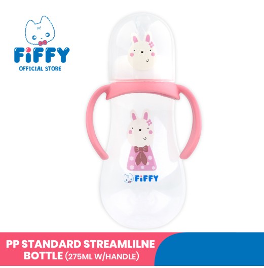 FIFFY PP STANDARD STREAMILE BOTTLE 275ML + HANDLE BOTOL SUSU BAYI (98-05-007)