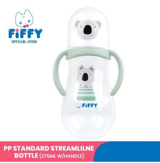 FIFFY PP STANDARD STREAMILE BOTTLE 275ML + HANDLE BOTOL SUSU BAYI (98-05-007)