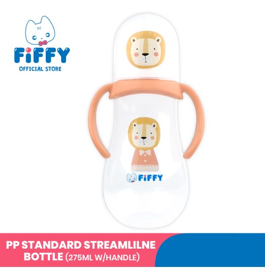 FIFFY PP STANDARD STREAMILE BOTTLE 275ML + HANDLE BOTOL SUSU BAYI (98-05-007)