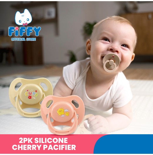 FIFFY PUTING PENENANG BAYI SILICONE SYMMETRICALPACIFIER X 2'S (98-05-009)