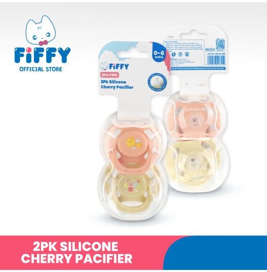 FIFFY PUTING PENENANG BAYI SILICONE SYMMETRICALPACIFIER X 2'S (98-05-009)