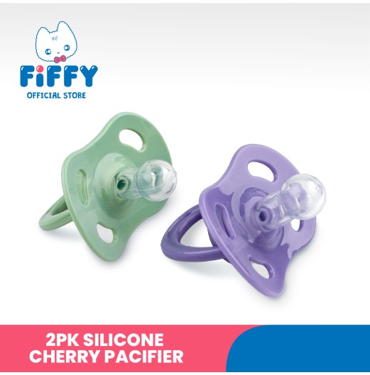 FIFFY PUTING PENENANG BAYI SILICONE SYMMETRICALPACIFIER X 2'S (98-05-009)