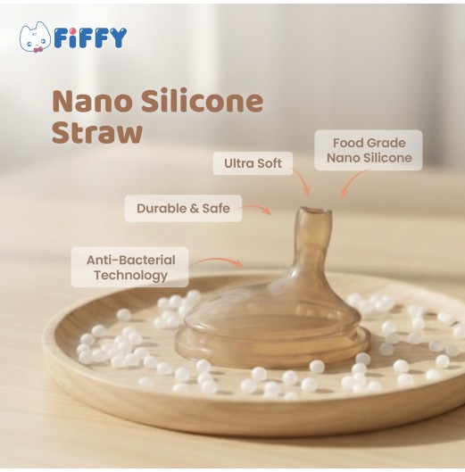 FIFFY NANO ANTI-COLIC PPSU BOTTLE X3 BOTTLE + NANO PPSU SIPPY CUP COMBO SET (FO26001)