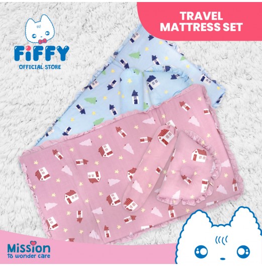 FIFFY TILAM BAYI TRAVEL MATTRESS SET 55 X 90CM (98-084)