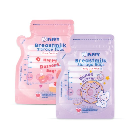 FIFFY BREAST MILK STORAGE BAG 3.5OZ PLASTIK SIMPAN SUSU IBU (30PCS) (98-09-001)
