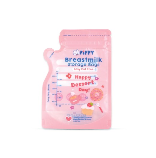 FIFFY BREAST MILK STORAGE BAG 3.5OZ PLASTIK SIMPAN SUSU IBU (30PCS) (98-09-001)
