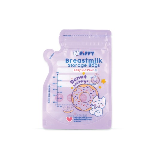FIFFY BREAST MILK STORAGE BAG 3.5OZ PLASTIK SIMPAN SUSU IBU (30PCS) (98-09-001)