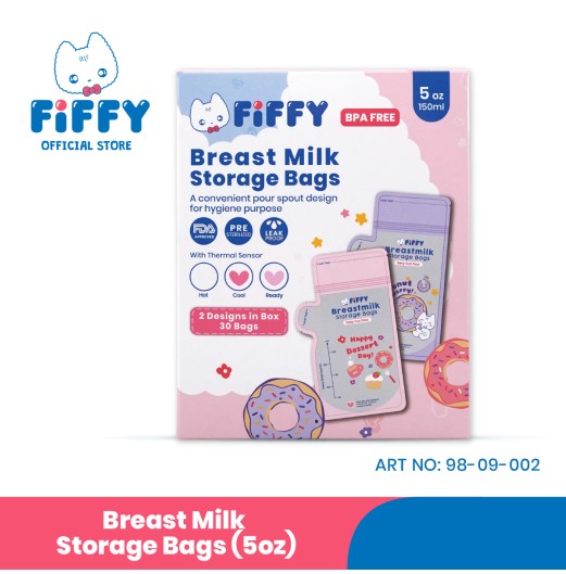 FIFFY BREAST MILK STORAGE BAG 5OZ PLASTIK SIMPAN SUSU IBU (30PCS) (98-09-002) FIFFY BREAST MILK STORAGE BAG 5OZ PLASTIK SIMPAN SUSU IBU (30PCS) (98-09-002)