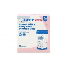 FIFFY BREAST MILK STORAGE BAG 5OZ PLASTIK SIMPAN SUSU IBU (25PCS/BOX) (98-09-004)