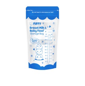 FIFFY BREAST MILK STORAGE BAG 9OZ PLASTIK SIMPAN SUSU IBU (25PC/BOX) (98-09-005)