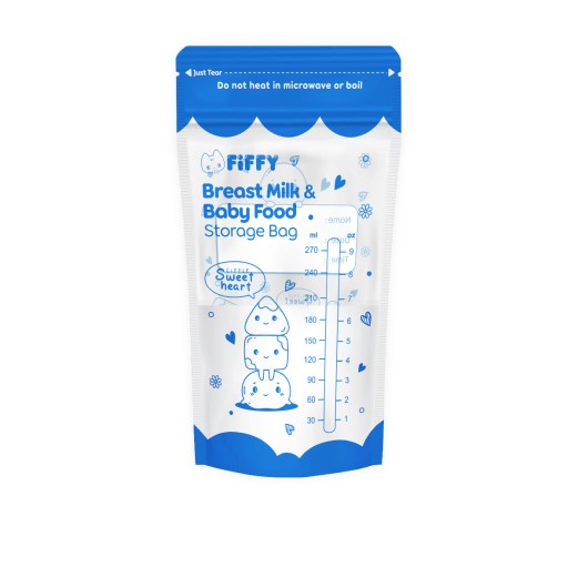 FIFFY BREAST MILK STORAGE BAG 9OZ PLASTIK SIMPAN SUSU IBU (25PC/BOX) (98-09-005)
