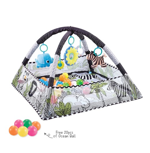 FIFFY TIKAR PERMAINAN BAYI ANIMAL GATHERING PLAYMAT (98-11-002)