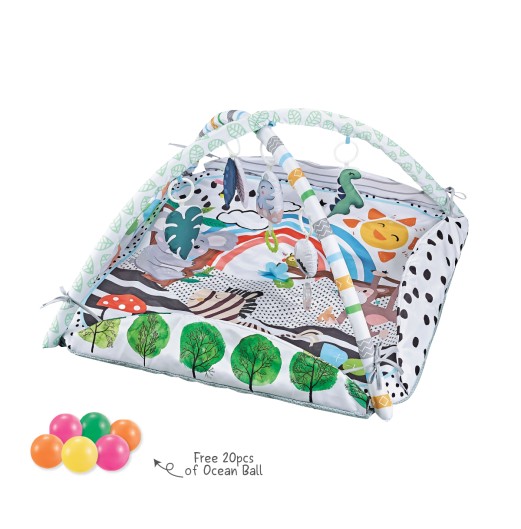 FIFFY TIKAR PERMAINAN BAYI ANIMAL GATHERING PLAYMAT (98-11-002)