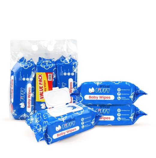 FIFFY TISU BASAH BABY CALENDULA WIPES (100 SHEETS X 3) (98-140)