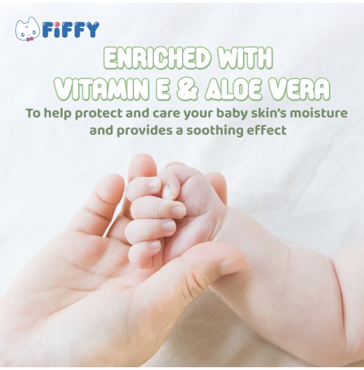 FIFFY BABY WIPES GREEN TEA 120’S X 2 TISU BASAH (98-15-004)