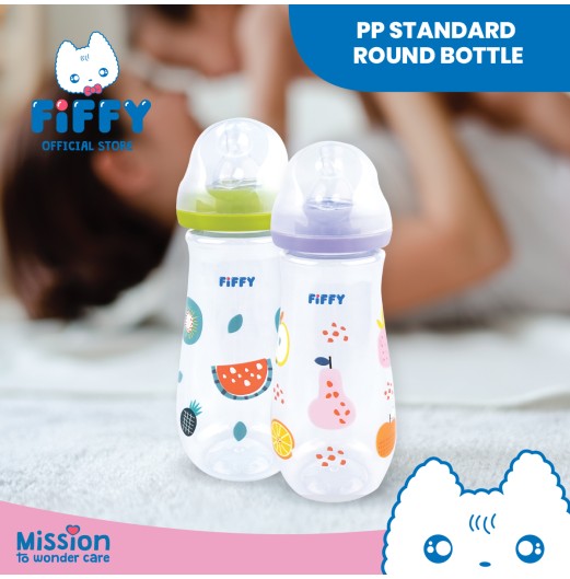 FIFFY PP STANDARD ROUND BOTTLE 250ML BOTOL SUSU BAYI (98-160)
