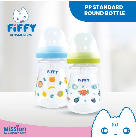 Feeding Bottles - FIFFY PP STANDARD ROUND BOTTLE 150ML
