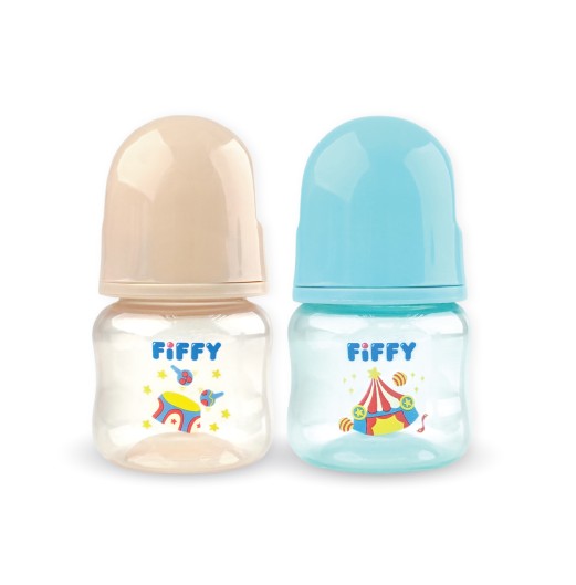 FIFFY BOTOL SUSU BAYI BABY TWIN PACK FEEDING BOTTLE (2OZ/60ML) (98-173)