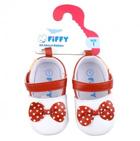 FIFFY POLKA DOT BOW BABY SHOES KASUT BAYI (98-25015)