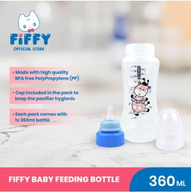 FIFFY PP STANDARD STREAMLINE BOTTLE 360ML (98-263)