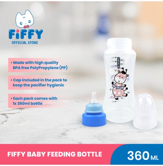 FIFFY PP STANDARD STREAMLINE BOTTLE 360ML (98-263)