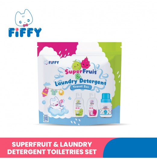 Accessories - TRAVEL TOILETRIES SET (100ML X 4 PCS) SHOP ALL - FIFFY SUPERFRUIT TRAVEL TOILETRIES SET (100ML X 4 PCS)