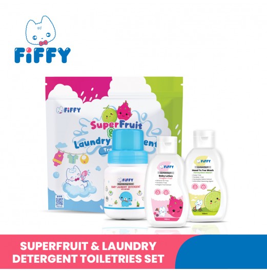 Accessories - TRAVEL TOILETRIES SET (100ML X 4 PCS) SHOP ALL - FIFFY SUPERFRUIT TRAVEL TOILETRIES SET (100ML X 4 PCS)