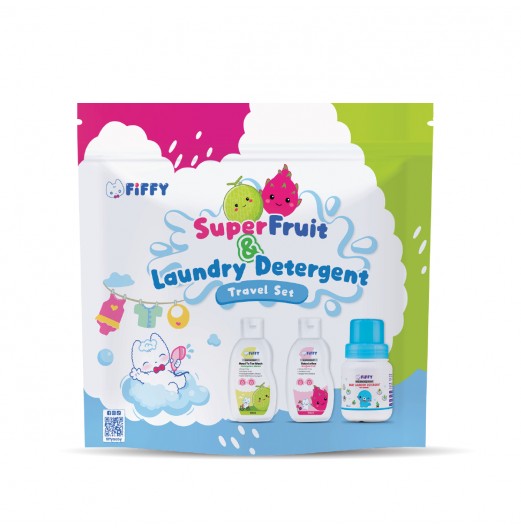 Accessories - TRAVEL TOILETRIES SET (100ML X 4 PCS) SHOP ALL - FIFFY SUPERFRUIT TRAVEL TOILETRIES SET (100ML X 4 PCS)