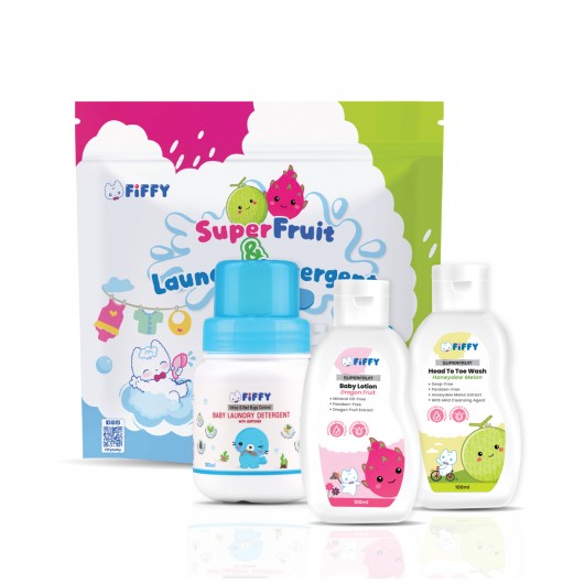Accessories - TRAVEL TOILETRIES SET (100ML X 4 PCS) SHOP ALL - FIFFY SUPERFRUIT TRAVEL TOILETRIES SET (100ML X 4 PCS)