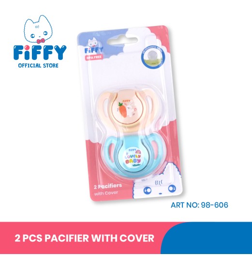 FIFFY SILICONE ORTHODONTIC PACIFIER X 2'S (98-606)