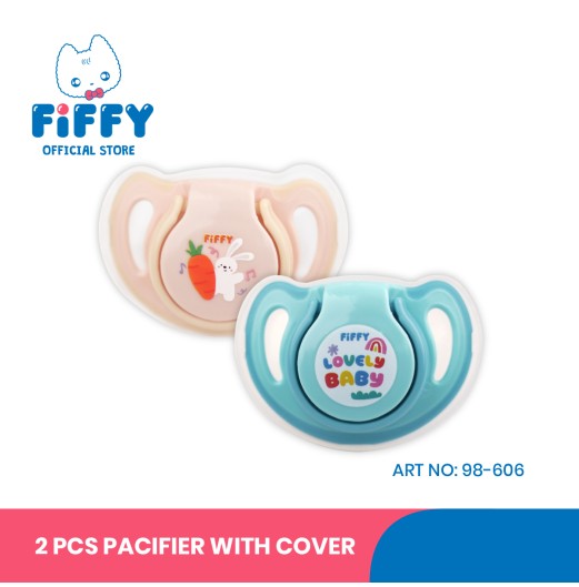 FIFFY SILICONE ORTHODONTIC PACIFIER X 2'S (98-606)