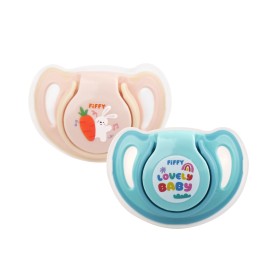 FIFFY SILICONE ORTHODONTIC PACIFIER X 2'S (98-606)